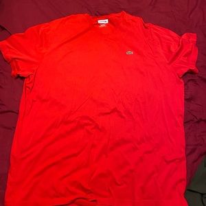 Lacoste like new red t-shirt